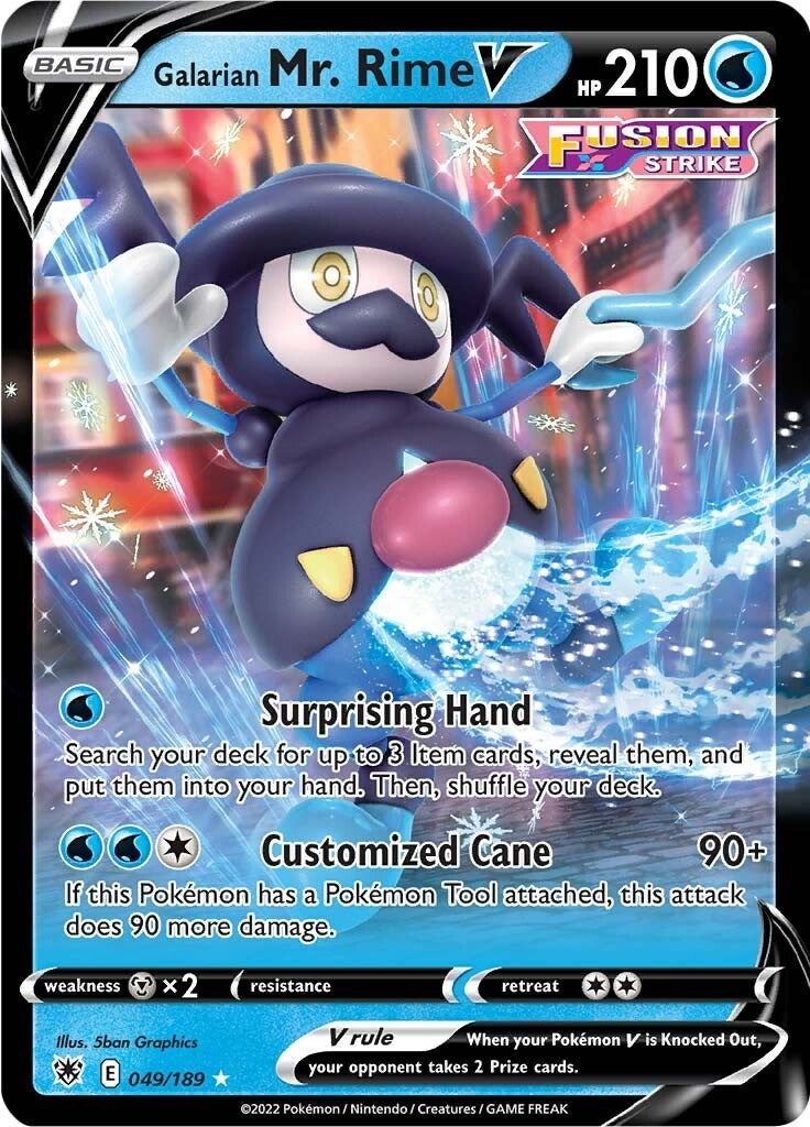 Galarian Mr. Rime V (049/189) (SWSH10)