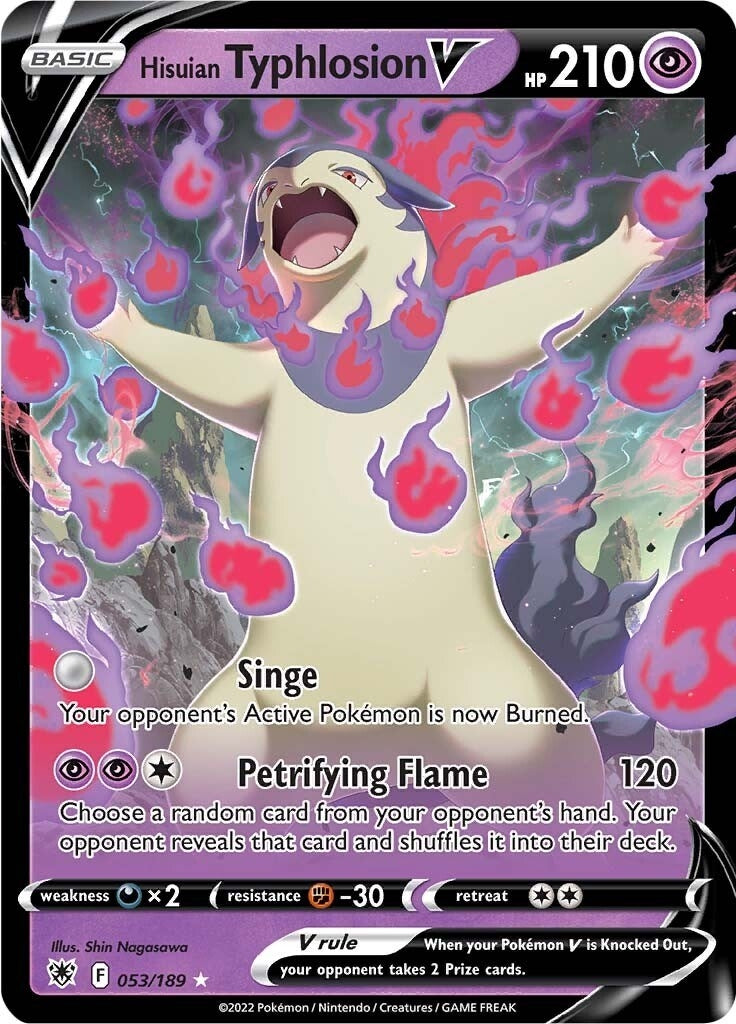 Hisuian Typhlosion V (053/189) (SWSH10)