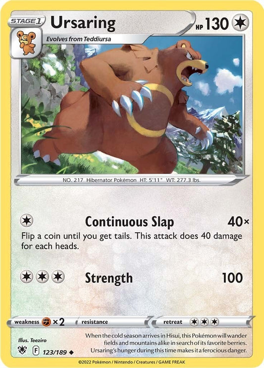 Ursaring (123/189) (SWSH10)
