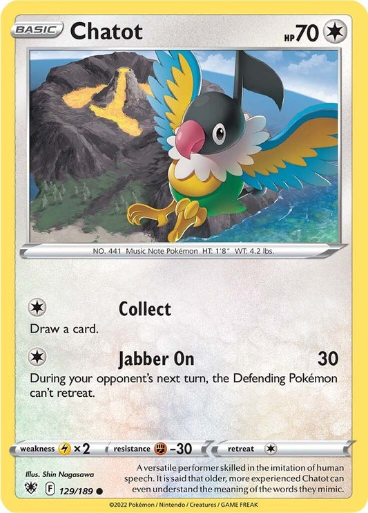 Chatot (129/189) (SWSH10)