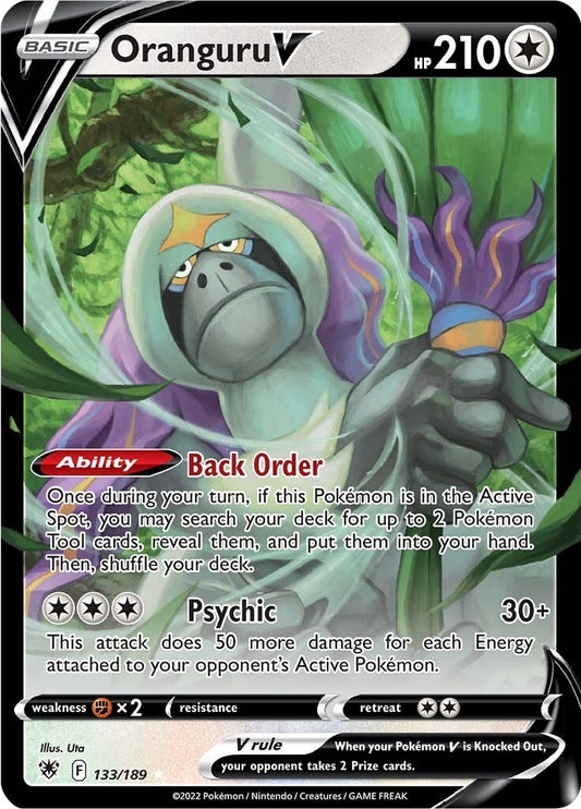 Oranguru V (133/189) (SWSH10)