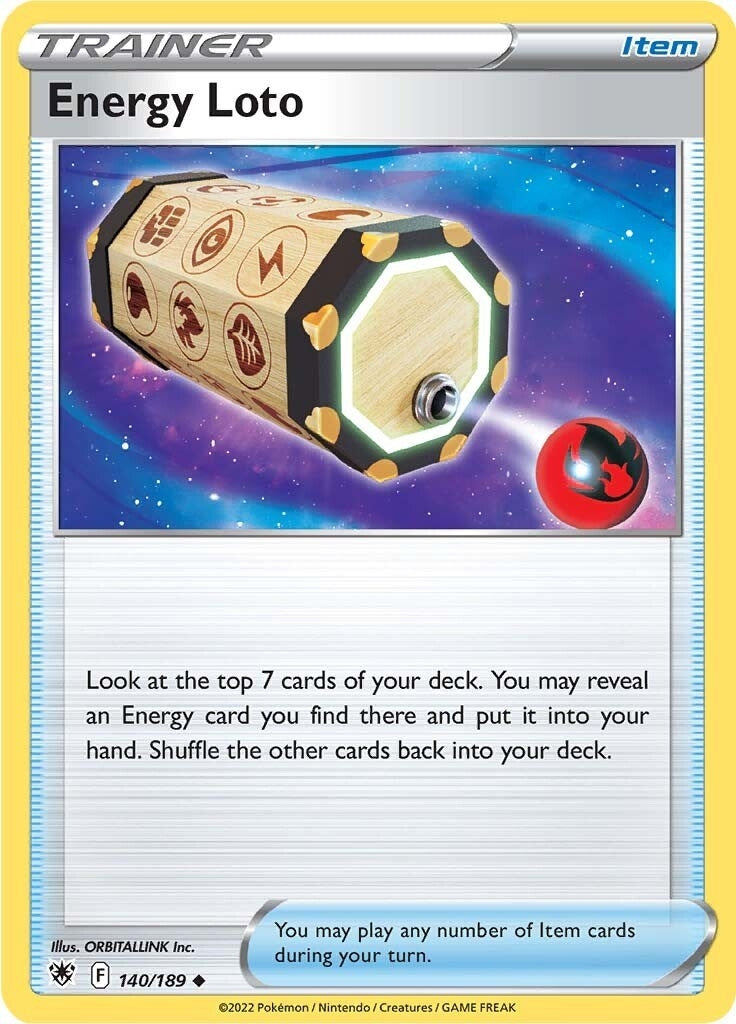Energy Loto (140/189) (SWSH10)