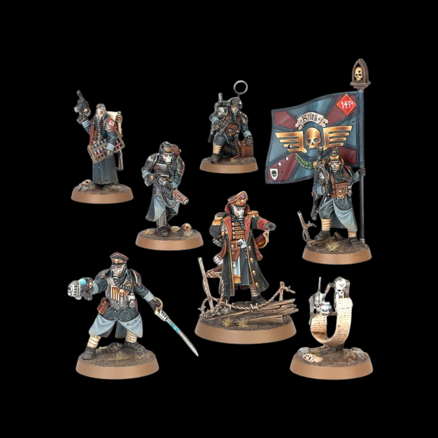 Warhammer 40K Astra Militarum: Krieg Command Squad