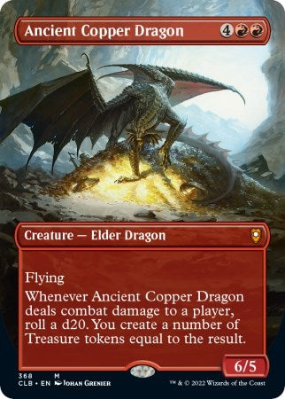 Ancient Copper Dragon (Borderless) (368) (CLB)