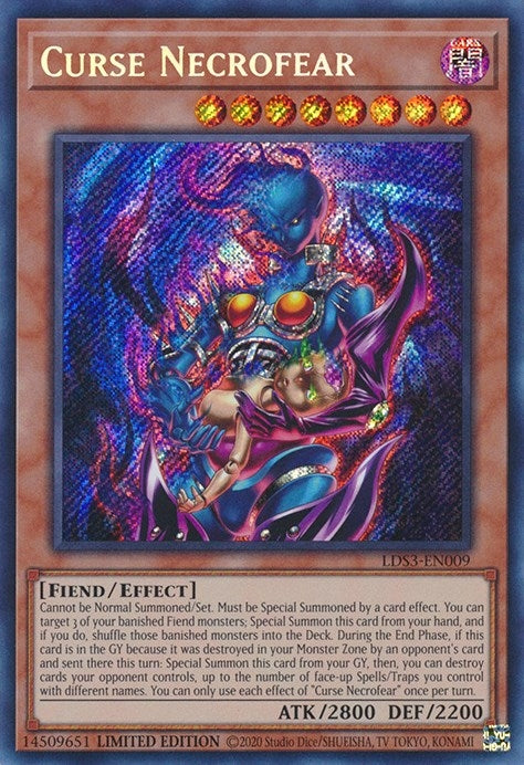 Curse Necrofear (LDS3-EN009) (LDS3)