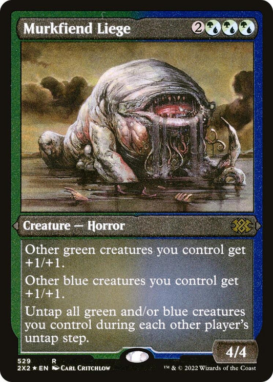 Murkfiend Liege (Foil Etched) (529) (2X2)