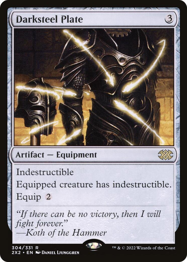 Darksteel Plate (304) (2X2)