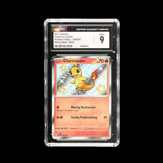 Pokemon Slab Charmander Shiny Rare 109 CGC 9 Mint 2024