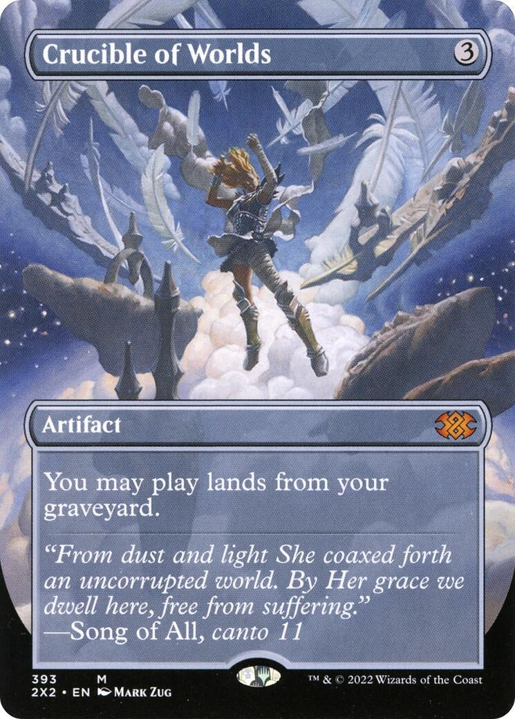 Crucible of Worlds (Borderless) (393) (2X2)