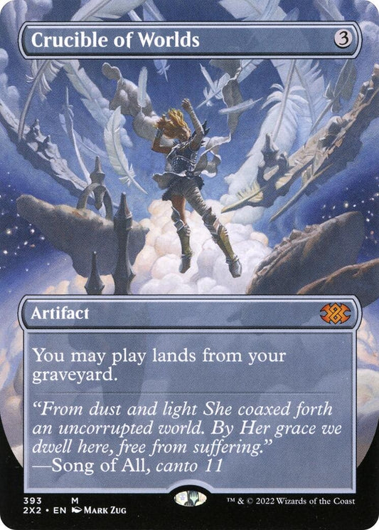 Crucible of Worlds (Borderless) (393) (2X2)