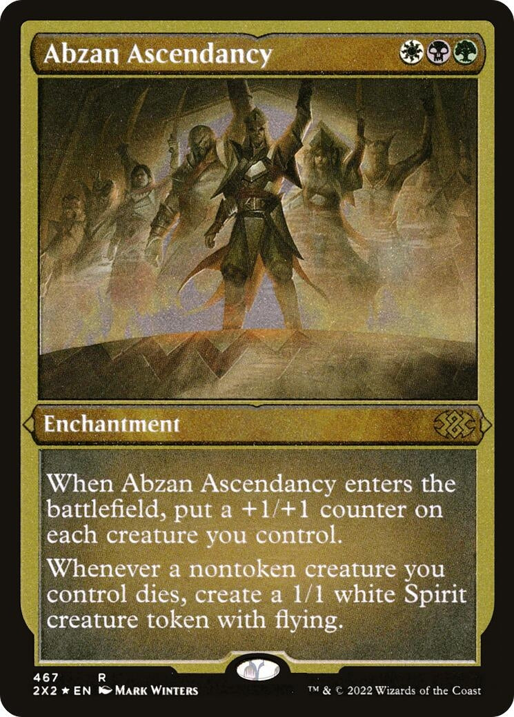 Abzan Ascendancy (Foil Etched) (467) (2X2)