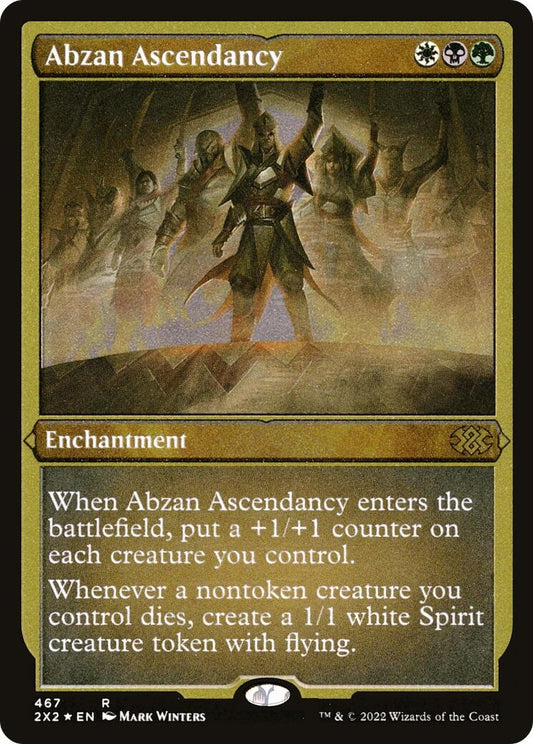Abzan Ascendancy (Foil Etched) (467) (2X2)