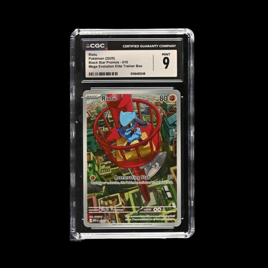 Pokemon Slab Riolu 010 2025 CGC 9 Mint