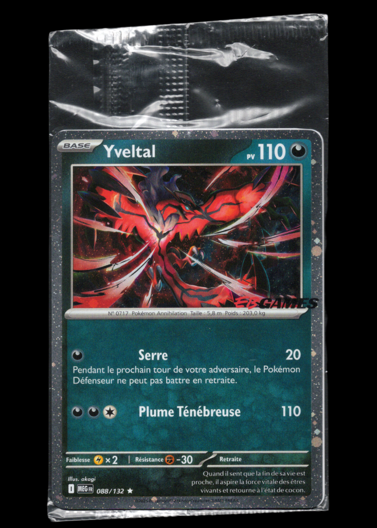 Yveltal EB GAMES FRENCH SEALED (088/132) (MEG)