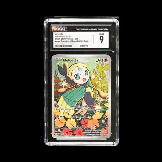 Pokemon Slab Meloetta 026 CGC 9 Mint 2025