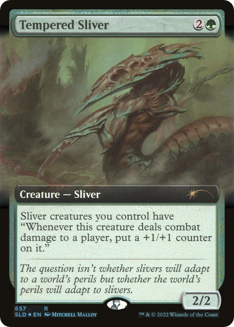 Tempered Sliver (Extended Art) (657) (SLD)