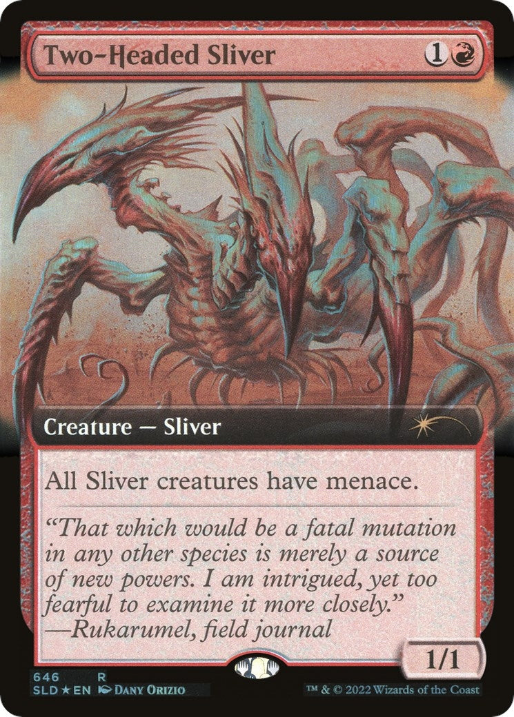 Two-Headed Sliver (Extended Art) (646) (SLD)