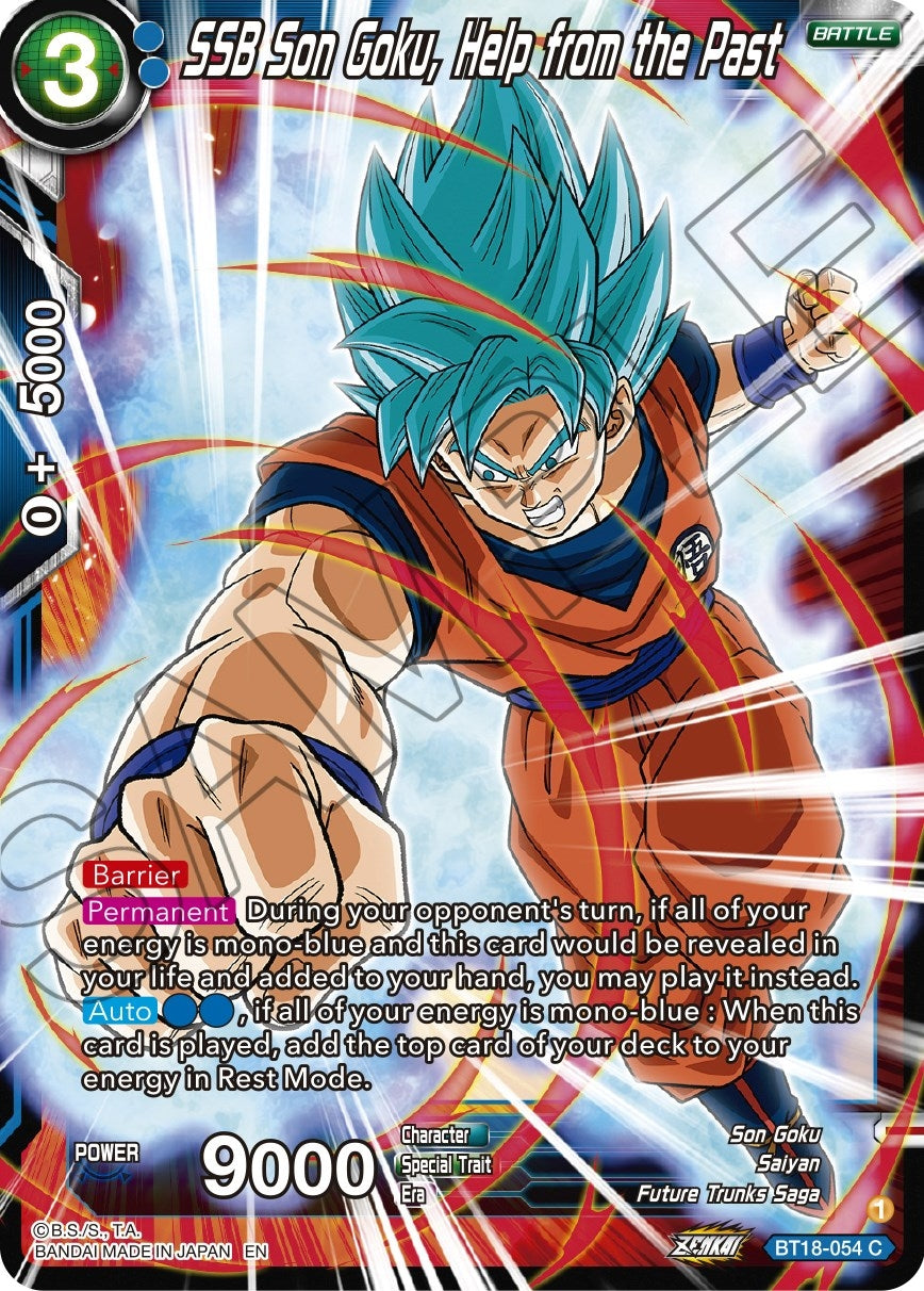SSB Son Goku, Help from the Past (BT18-054) (Dawn of the Z-Legends) (DBS-B18)