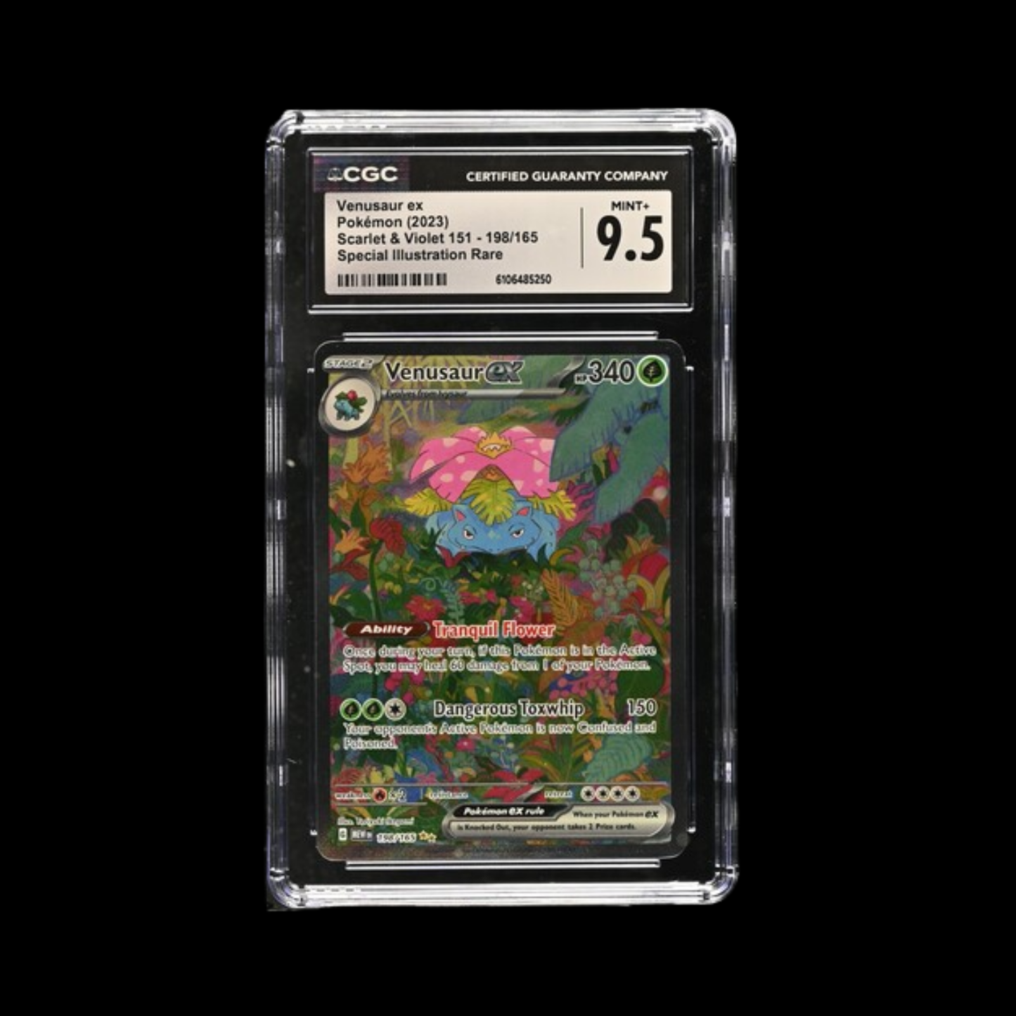 Pokemon Slab Venusaur 198 2023 CGC 9.5 Mint+