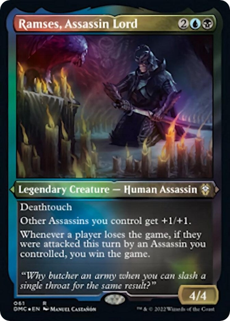 Ramses, Assassin Lord (Foil Etched) (61) (DMC)