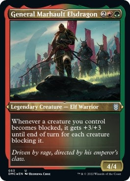 General Marhault Elsdragon (Foil Etched) (53) (DMC)