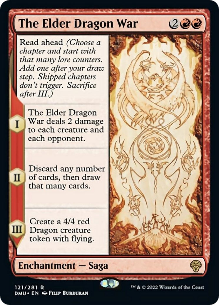 The Elder Dragon War (121) (DMU)