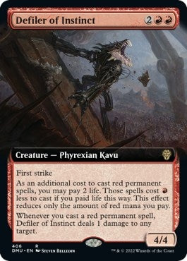 Defiler of Instinct (Extended Art) (406) (DMU)