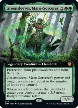 Greensleeves, Maro-Sorcerer (Extended Art) (77) (DMC)