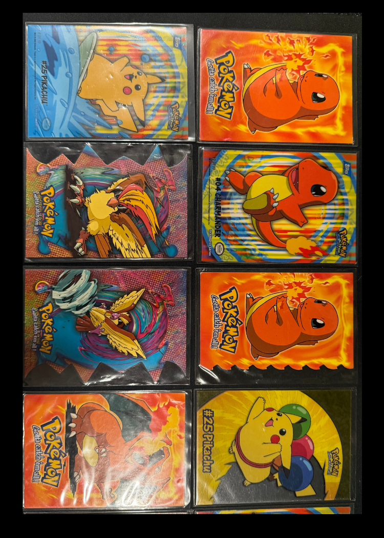 Pokemon x30 Anime Topps / Crome / Non Sports Card Bundle