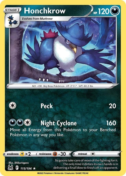Honchkrow (115/196) (SWSH11)