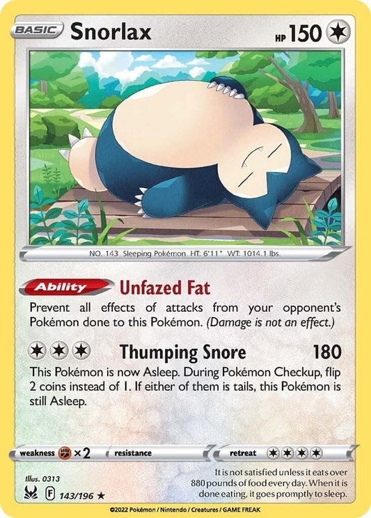 Snorlax (143/196) (SWSH11)