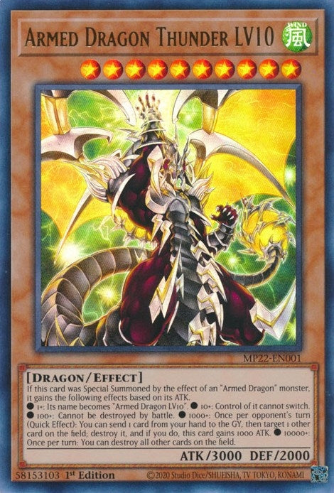 Armed Dragon Thunder LV10 (MP22-EN001) (MP22)