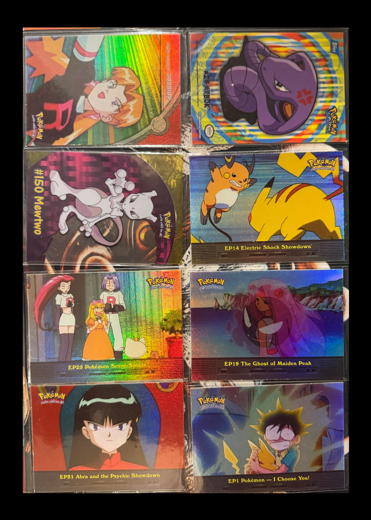 Pokemon x30 Anime Topps / Crome / Non Sports Card Bundle