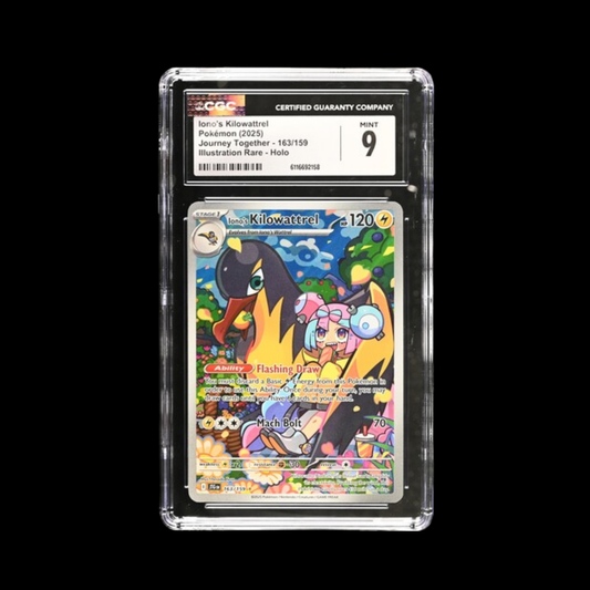 Pokemon Slab Iono's Kilowattrel 163 CGC 9 Mint 2025