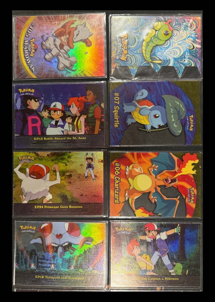 Pokemon x30 Anime Topps / Crome / Non Sports Card Bundle