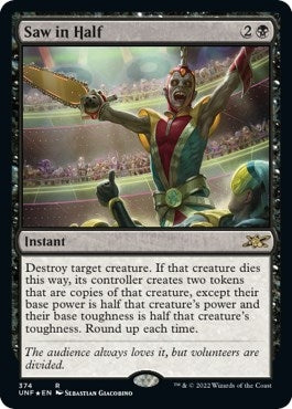 Saw in Half (Galaxy Foil) (374) (UNF)