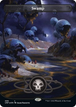 Swamp (488) (Borderless) (Galaxy Foil) (488) (UNF)