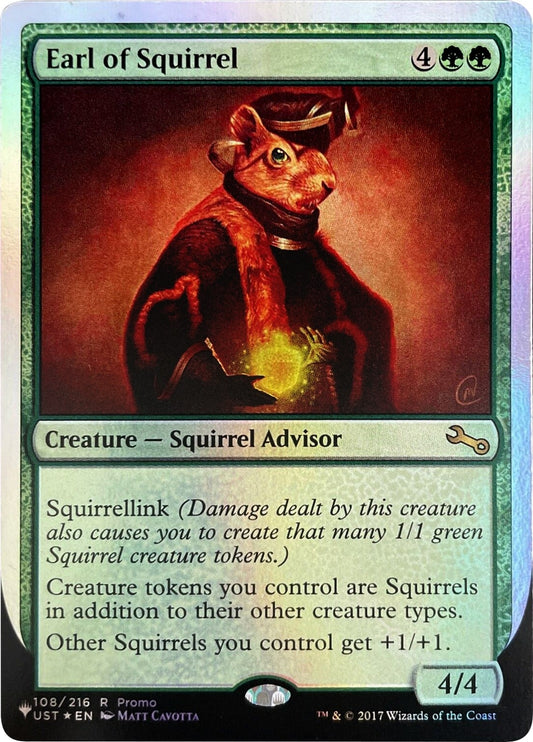 Earl of Squirrel (108/216) (LIST)