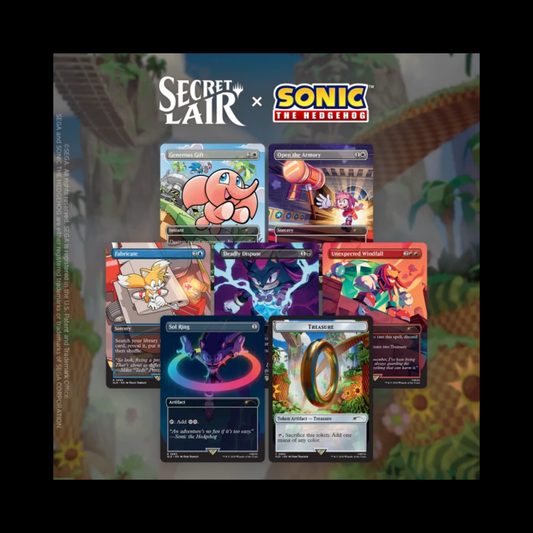 MTG Magic The Gathering Secret Lair Sonic The Hedgehog Chasing Adventure Sealed