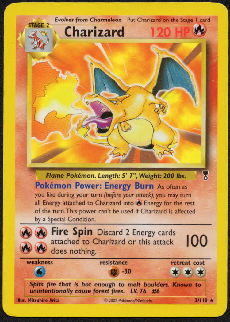 Charizard - 3/110 (WotC Legendary Collection) (003/110) (PR)