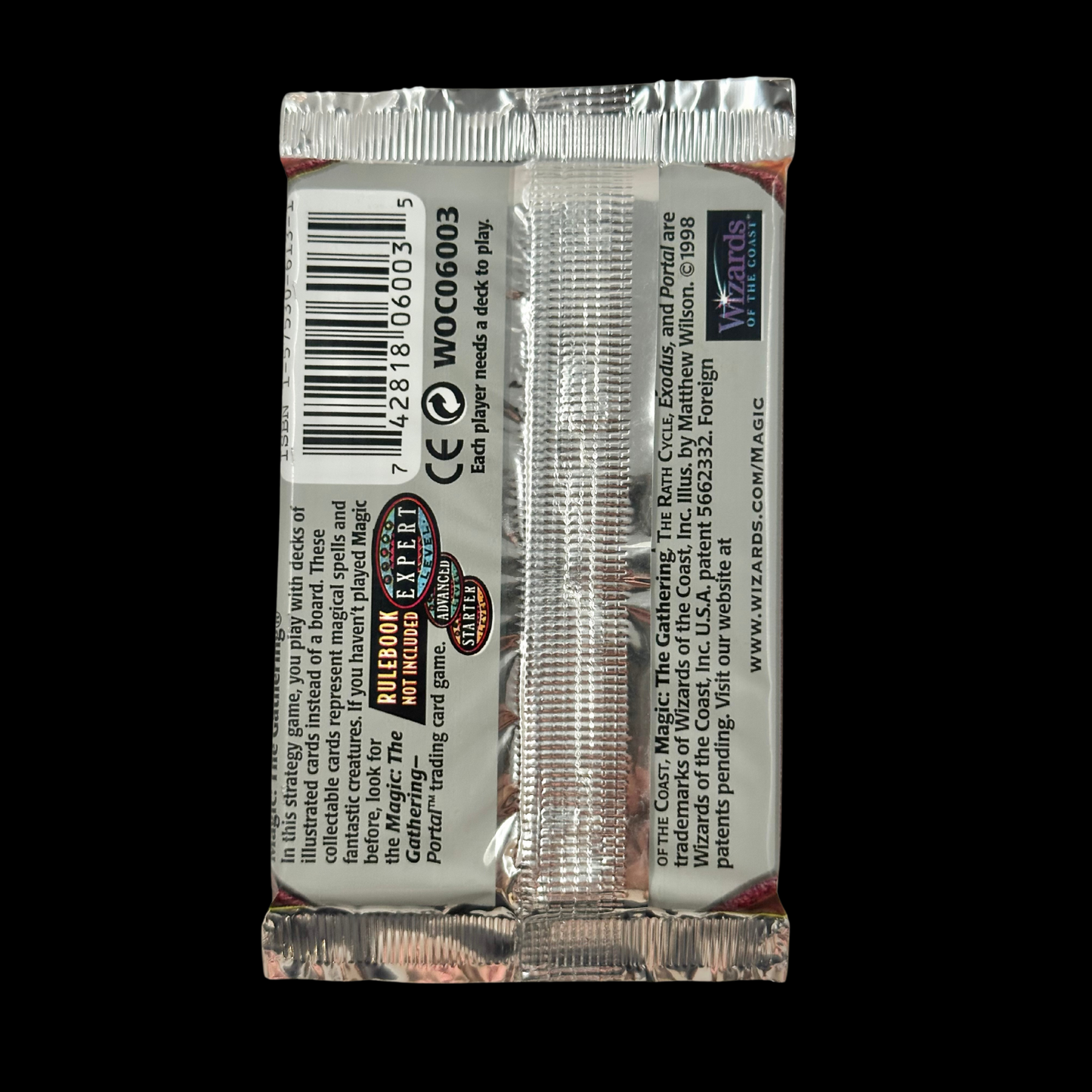 MTG Magic The Gathering Exodus Booster Pack 1998