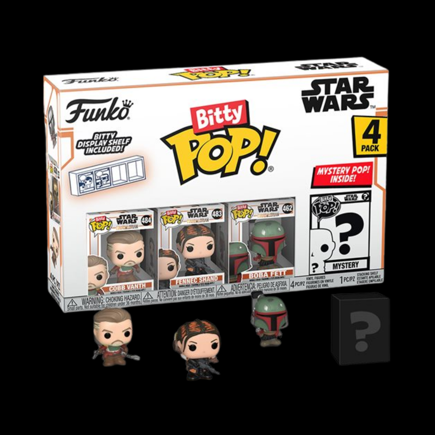Star Wars: The Mandalorian Cobb Vanth Funko Bitty Pop! Mini-Figure 4-Pack