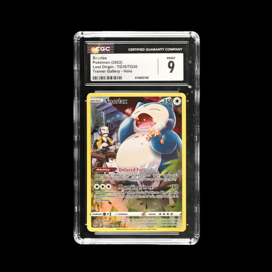Pokemon Slab Snorlax TG10 CGC 9 Mint 2022