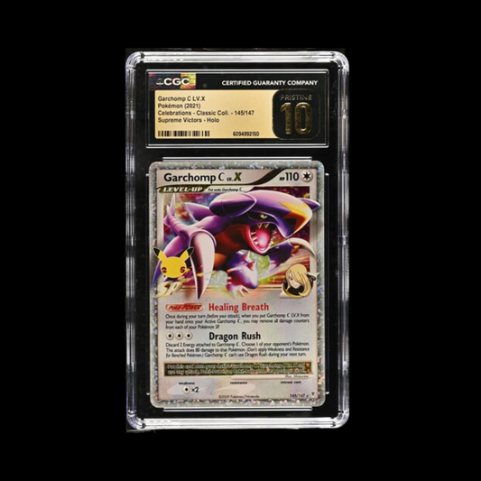 Pokemon Slab Garchomp 145 CGC Pristine 10 2021