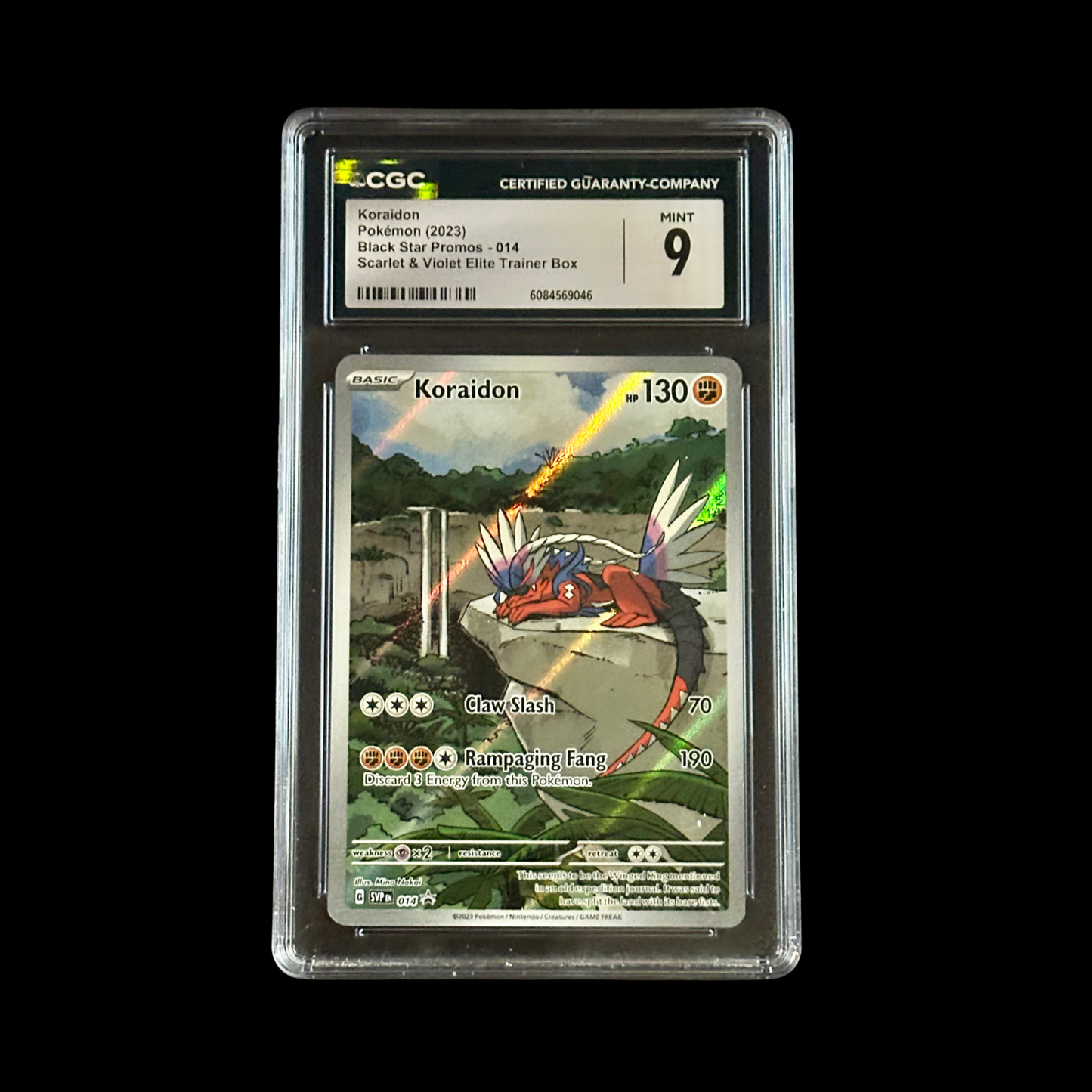 Pokemon Slab Koraidon 014 CGC 9 Mint 2023