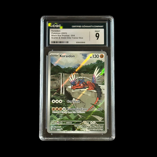 Pokemon Slab Koraidon 014 CGC 9 Mint 2023
