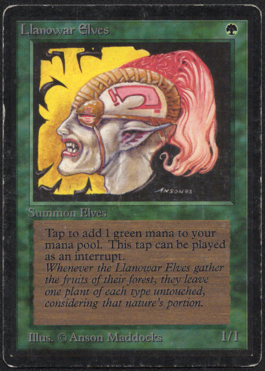 Llanowar Elves Beta HP