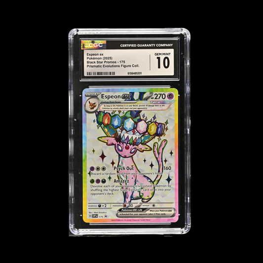 Pokemon Slab Espeon EX 175 CGC 10 Gem 2025