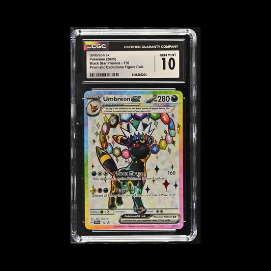 Pokemon Slab Umbreon EX 176 CGC 10 Gem 2025