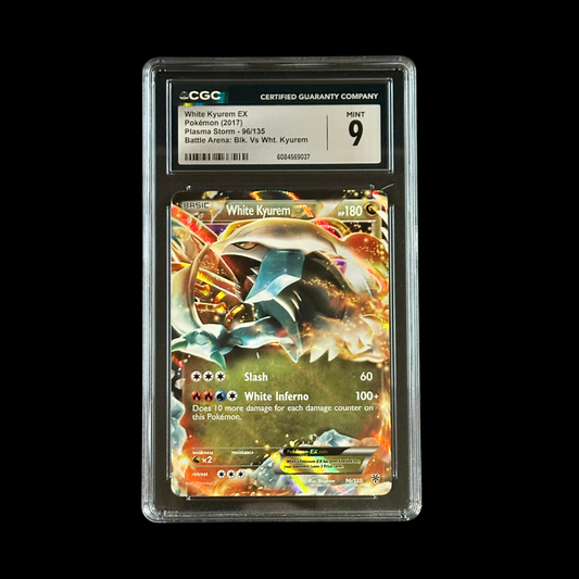 Pokemon Slab White Kyurem EX 96/135 CGC 9 Mint 2017